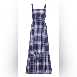 NWT Hillhouse Anjuli Nap Dress - Blue Plaid